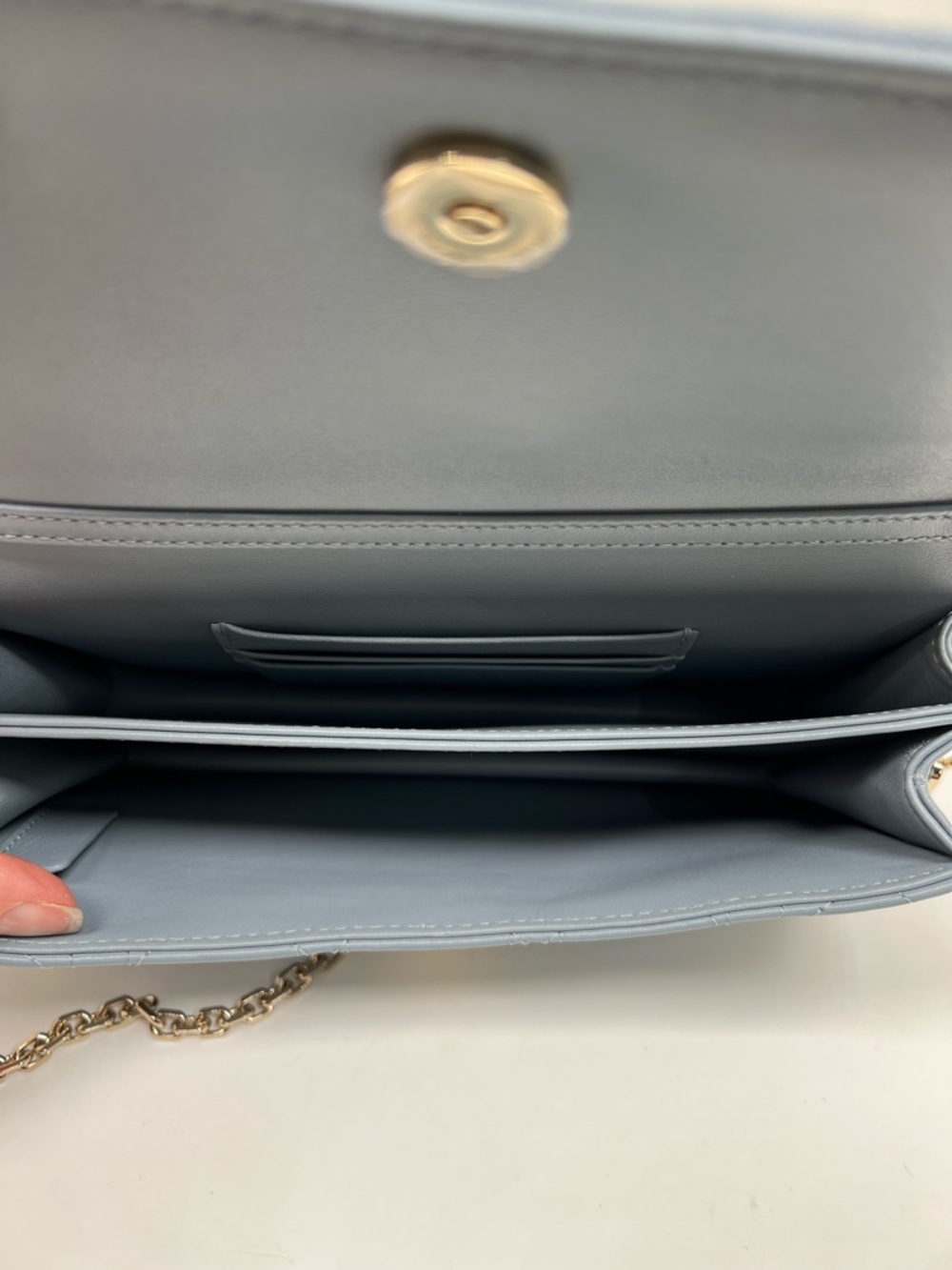 My Dior Mini Bag Cloud Blue Cannage Lambskin - Picture 11 of 15